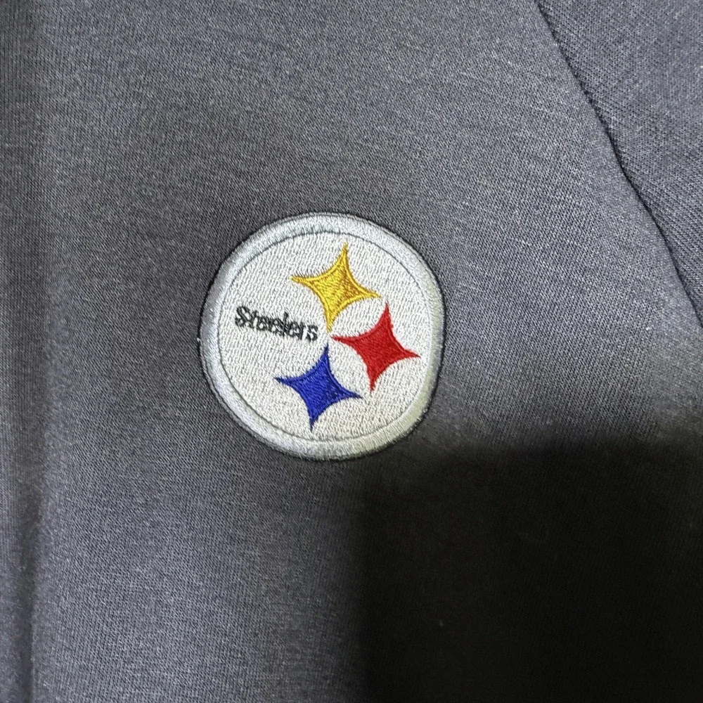 Nike Mens Pittsburgh Steelers Dri-FIT Full Zip Hoodie Black XL NFL Sweatshirt